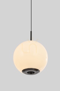 Lampa suspendată LED dreaptă LUBERON cu 4 becuri, crom negru, 7051-405, Aviano small 4