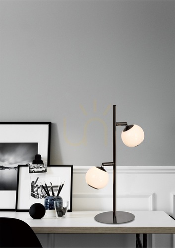 Verifica Lampa de podea LED LUBERON, crom negru, cu 2 becuri, 8051-205 Aviano