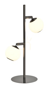 Lampa de podea LED LUBERON, crom negru, cu 2 becuri, 8051-205 Aviano small 2