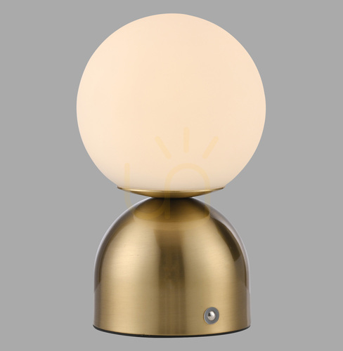 Verifica Lampa de masă RUDI 19218-12, aurie, 1xLED