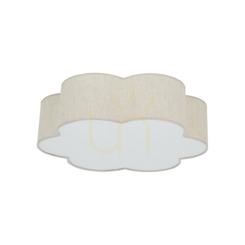 Verifica Plafonieră TK-Lighting CAPRI LEN 10746, bej, 49 cm, 4×E27