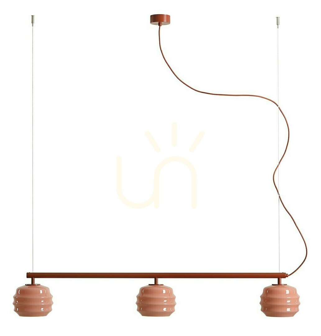 Verifica Lampa suspendată Puff Glaze 3 Terra ALDEX 1160E_24 Lampa suspendată Puff Glaze 3 Terra ALDEX 1160E_24