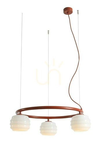 Verifica ALDEX 1159E24_R Puff 3 Ring Terra – Lampă suspendată