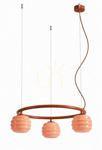 Verifica Lampa suspendată Puff Glaze 3 Ring Terra ALDEX 1160E24_R