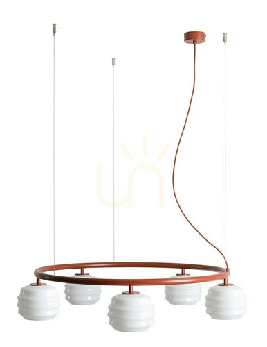 Verifica ALDEX 1159F24_R Lampă suspendată Puff 5 Ring Terra