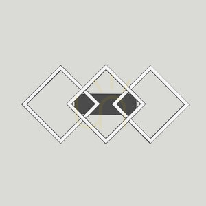 AFRODITE P/M FAFPT2, plafonieră, Titanium Gea Luce small 0