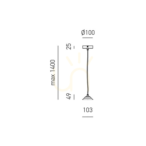 Verifica ALICE M S/P FALSB1 Accesoriu pentru abajur alb Gea Luce
