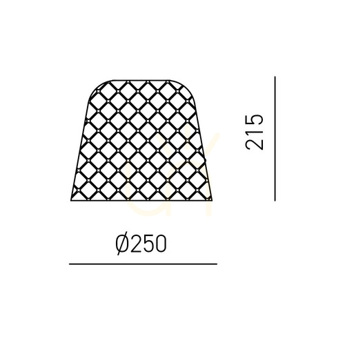 Verifica ALICE V/P FALVA1 Lampa suspendată Amber Gea Luce