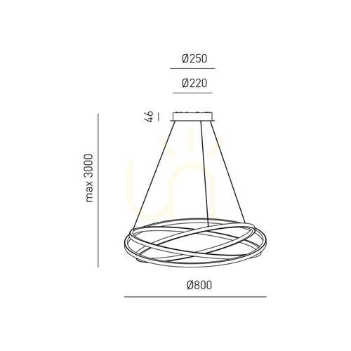 Verifica Lampa suspendată ATIA S/M FATSN2 Gea Luce, negru