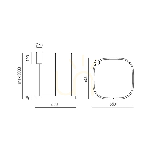 Verifica Lampa suspendată CRISEIDE S/1P Q FCRSO8Q din aur, de la Gea Luce