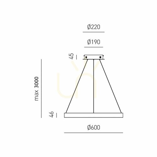 Verifica CRISEIDE S/P FCRSN1 Lampa suspendată „Black Gea Luce”