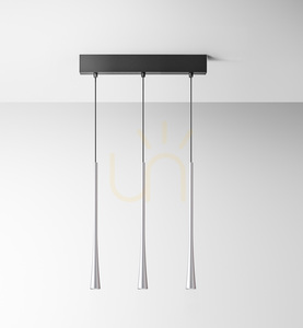 Lampa suspendată DAFNE S/3P FDA3PA, argintiu mat, Gea Luce small 0