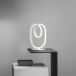 DIVA L FDILB1 Lampa de masă albă Gea Luce small 0