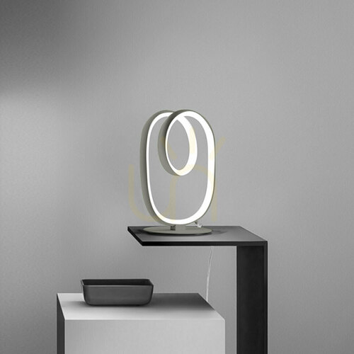 Verifica Lampa de masă DIVA L FDILT1, titan, Gea Luce