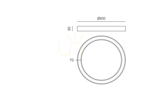 Verifica FLOR P/G FFLPB3 Lampa de tavan, albă, Gea Luce