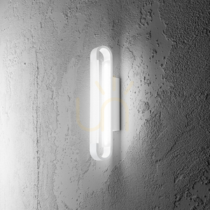 GAP470C Aplică de perete Gea Luce albă, IP44 small 1