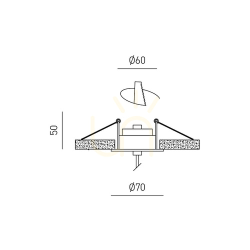 Verifica Lampa suspendată GUYA S/I FGUSO1I Gold de la Gea Luce