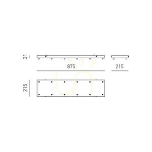 OFELIA MINI B R/12 FOFBB12R Rozetă de tavan, albă, Gea Luce small 1