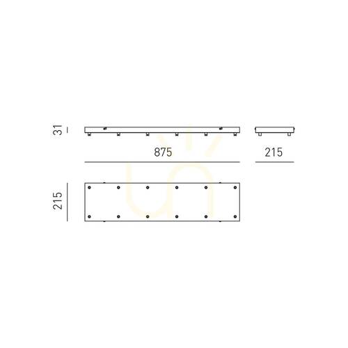Verifica Rozetă de tavan OFELIA MINI B R/12 FOFBN12R, negru, de la Gea Luce