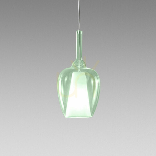Verifica Lampa suspendată OFELIA S/10 FOFSV10, verde transparent, de la Gea Luce