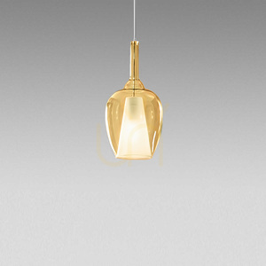 Lampa suspendată OFELIA S/10 MINI FOFSAM10M, chihlimbar transparent, Gea Luce small 0