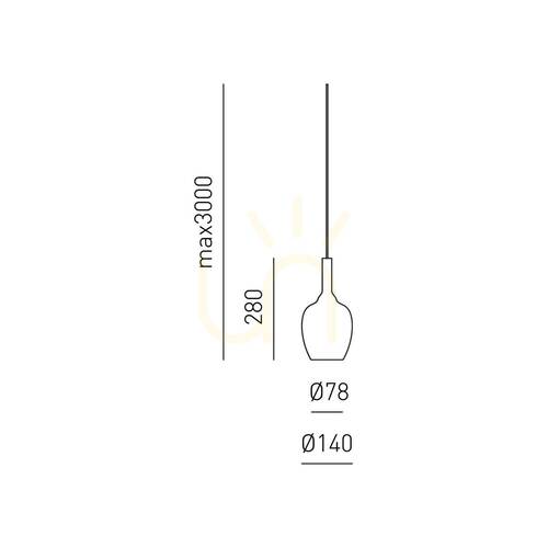 Verifica Lampa suspendată OFELIA S/10 MINI FOFSC10M, crom oglindă, Gea Luce