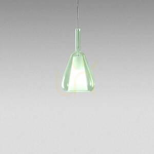 Lampa suspendată OFELIA S/11 MINI FOFSV11M, verde transparent, Gea Luce small 0