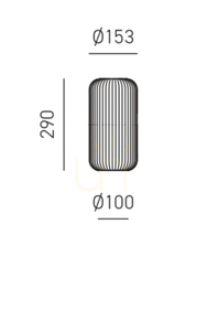 Lampa suspendată RAIKA V/G FRAVC2 cu oglindă cromată de la Gea Luce small 1