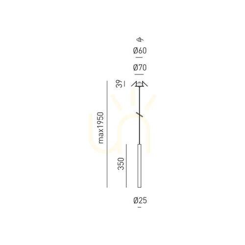 Verifica Lampa suspendată THALASSIA SP/I FTHSO1I Gold de la Gea Luce