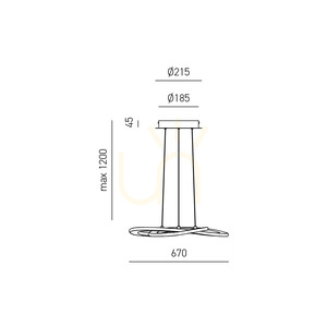 Lampa suspendată FYASN2 Gea Luce small 1