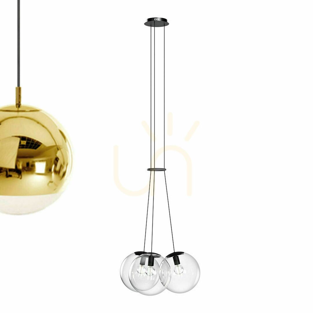 Verifica Lustră suspendată s.luce Orb, 3xE27, sticlă maro, Ø30 cm Lustră suspendată s.luce Orb, 3xE27, sticlă maro, Ø30 cm