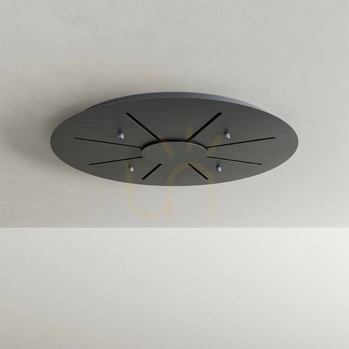 Verifica Lustră suspendată s.luce Belluna, 12 x E14, sticlă fumurie, Ø 80 cm