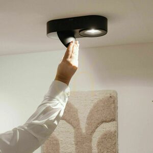 Spot LED de tavan cu 2 lumini s.luce Santa Duo, 22 W, 2700 K, argintiu, reglabil și dimabil small 5