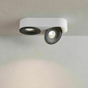 Spot LED de tavan cu 2 lumini s.luce Santa Duo, 22 W, 2700 K, argintiu, reglabil și dimabil small 6