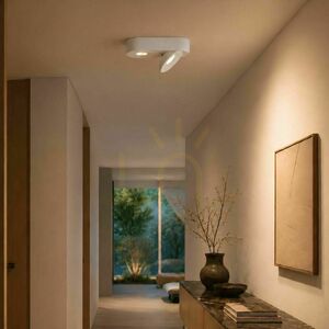 Spot LED de tavan reglabil s.luce Santa Duo, 2 surse de lumină, 22 W, 2700 K, alb, dimabil small 12