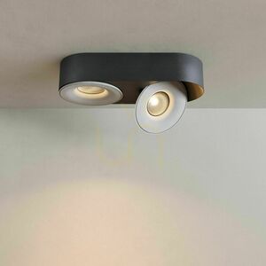 Spot LED de tavan reglabil s.luce Santa Duo, 2 surse de lumină, 22 W, 2700 K, alb, dimabil small 13
