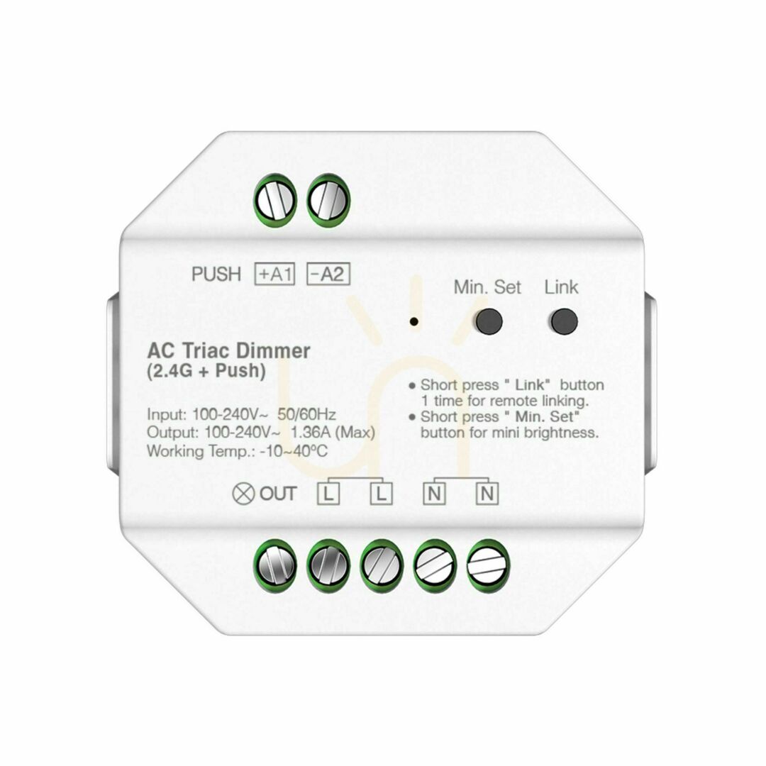 Spectacol Set variator de lumină s.luce Smart-Dim-Set, 4 zone, 230 V, cu telecomandă, alb Set variator de lumină s.luce Smart-Dim-Set, 4 zone, 230 V, cu telecomandă, alb