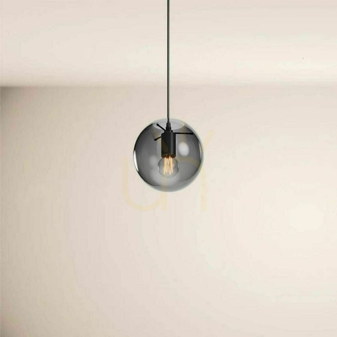 previzualizare Lustră s.luce Orb Cluster, 7 globuri din sticlă fumurie, Ø 20 cm, 7 x E27 Lustră s.luce Orb Cluster, 7 globuri din sticlă fumurie, Ø 20 cm, 7 x E27