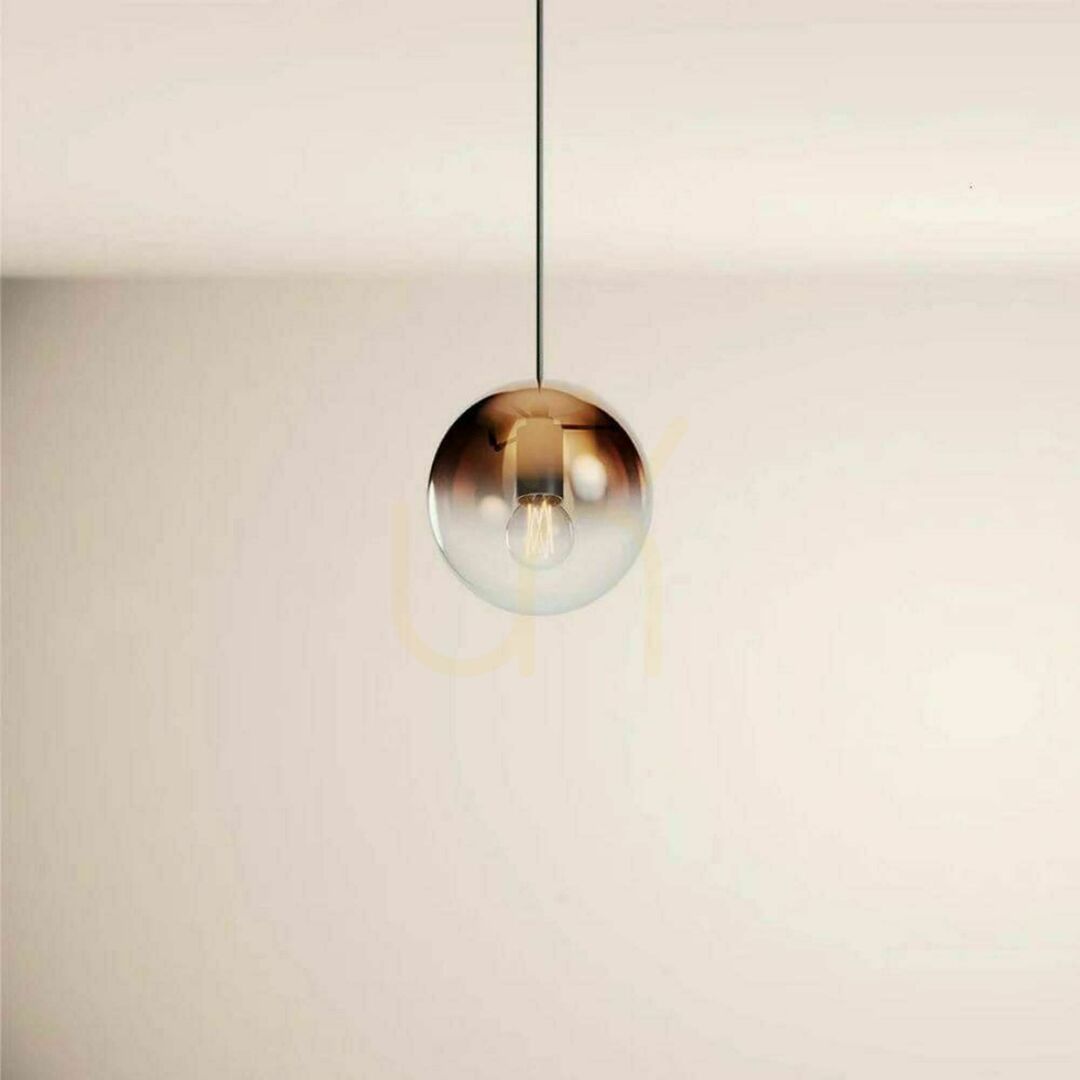 Spectacol Lustră suspendată s.luce Orb Cluster, aurie, 7 globuri din sticlă Ø20 cm, E27 Lustră suspendată s.luce Orb Cluster, aurie, 7 globuri din sticlă Ø20 cm, E27