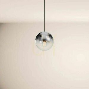 Lustră suspendată s.luce Orb Cluster, albă, 7 globuri din sticlă Ø20 cm, 7 x E27 small 13