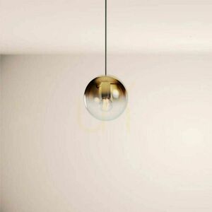 Lustră suspendată s.luce Orb Cluster, 7 x E27, sticlă maro, Ø20 cm small 9