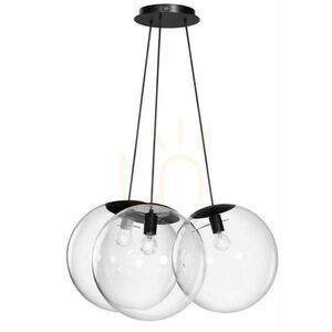 Lustră suspendată s.luce Orb Cluster, sticlă, culoare cupru, 3xE27, 3xØ40 cm 3 Lustră suspendată s.luce Orb Cluster, sticlă, culoare cupru, 3xE27, 3xØ40 cm small 3