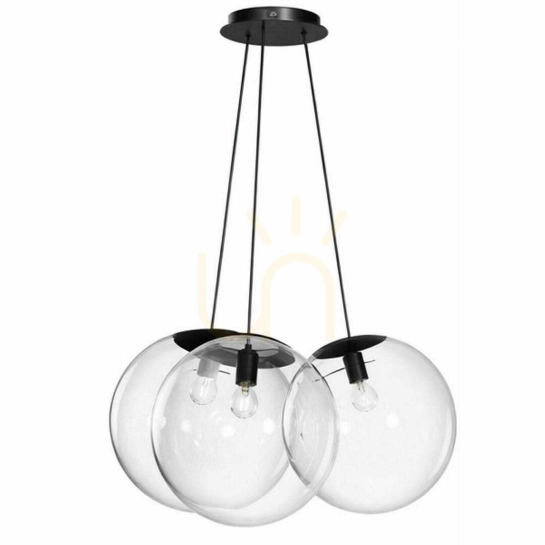 Afişa Lustră suspendată s.luce Orb Cluster, sticlă, culoare cupru, 3xE27, 3xØ40 cm Lustră suspendată s.luce Orb Cluster, sticlă, culoare cupru, 3xE27, 3xØ40 cm