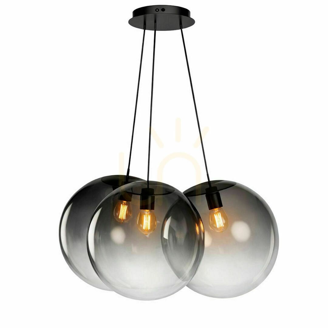 previzualizare Lustră suspendată s.luce Orb Cluster, sticlă, culoare cupru, 3xE27, 3xØ40 cm Lustră suspendată s.luce Orb Cluster, sticlă, culoare cupru, 3xE27, 3xØ40 cm