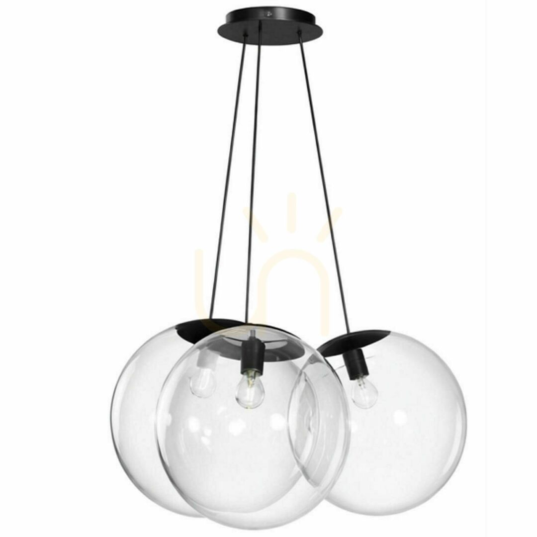 Afişa Lustră suspendată s.luce Orb Cluster, 3 x E27, sticlă albă, Ø 50 cm Lustră suspendată s.luce Orb Cluster, 3 x E27, sticlă albă, Ø 50 cm