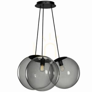 Lustră suspendată s.luce Orb Cluster, 3 x E27, sticlă albă, Ø 50 cm 6 Lustră suspendată s.luce Orb Cluster, 3 x E27, sticlă albă, Ø 50 cm small 6