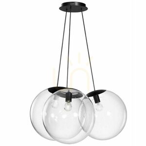 Lustră suspendată s.luce Orb Cluster, 3 x E27, sticlă, cupru, Ø 50 cm 3 Lustră suspendată s.luce Orb Cluster, 3 x E27, sticlă, cupru, Ø 50 cm small 3
