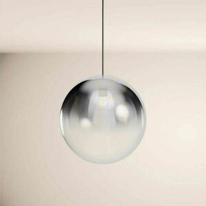 Lustră suspendată s.luce Orb Cluster, 7 x E27, sticlă maro, Ø40 cm small 12