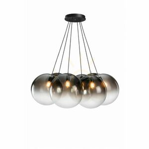 Lustră suspendată s.luce Orb Cluster, 7 x E27, sticlă transparentă, abajururi Ø50 cm 7 Lustră suspendată s.luce Orb Cluster, 7 x E27, sticlă transparentă, abajururi Ø50 cm small 7