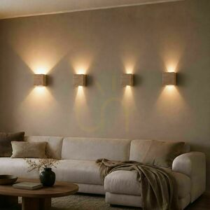 Aplică de perete LED s.luce Travea, travertin bej, 10 cm, 2 x 5 W, 3000 K, dimabilă 8 Aplică de perete LED s.luce Travea, travertin bej, 10 cm, 2 x 5 W, 3000 K, dimabilă small 8